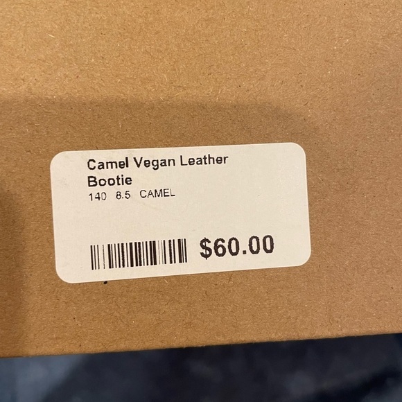 Oasis Society Vegan Suade Leather Camel Boots - Picture 10 of 11